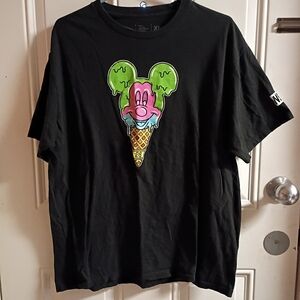 2/$10 Disney X Neff Ice cream Grunge Print Tee Size XL